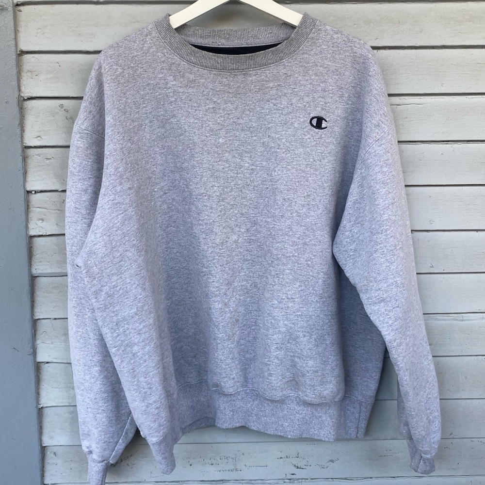 Gray Champion Crewneck Sweatshirt